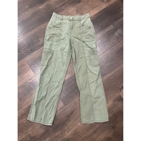 Maurice's Olive Green Cargo Pants Women's Size 6 Utility Style Casual - Picture 1 of 6